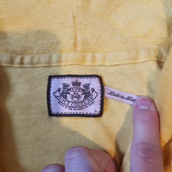 Yellow terrycloth Juicy Couture romper - Picture 10 of 13